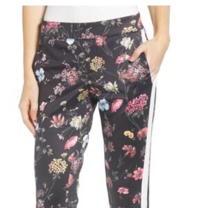 Pam & Gela Black Floral Joggers